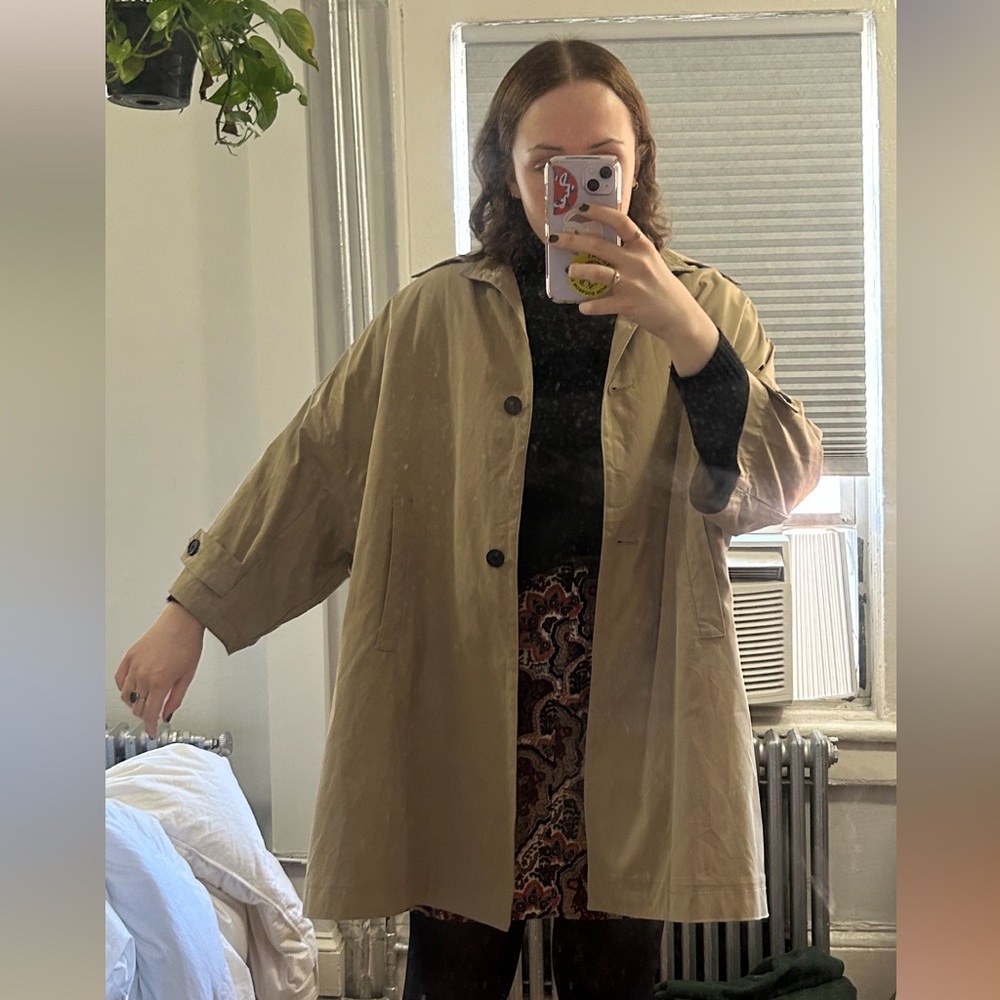 Toteme oversized gabardine car coat